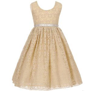 Flower Girl Dress Sale Little Girls Junior Girls Toddler Sleeveless Floral Lace